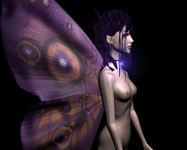 fairy pixie nymph 3d model - Fairy Pixie Nymph by David Truelove